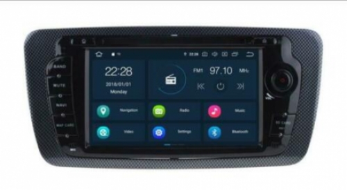 Seat Ibiza navigatie 2008-2015 dvd carkit android 12 usb 64 gb apple carplay android auto