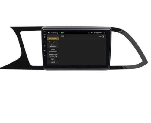 Navigatie Seat Leon vanaf 2012 carkit touchscreen android 10 met apple carplay en android auto 