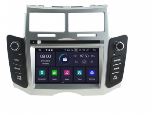 Navigatie toyota yaris 2005-2011 dvd carkit android 10 usb dab+ 64GB