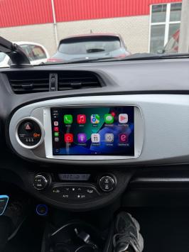Navigatie Toyota Yaris Hybride 2011-2019 carkit android 15 draadloos apple carplay android auto