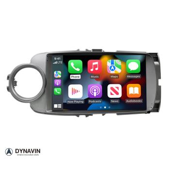 Navigatie toyota yaris Hybride 2011-2019 carkit android 14 draadloos apple carplay android auto