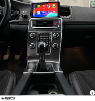 Volvo V60 navigatie 2014-2060 10 inch carkit Android 13 usb met draadloos carplay android auto