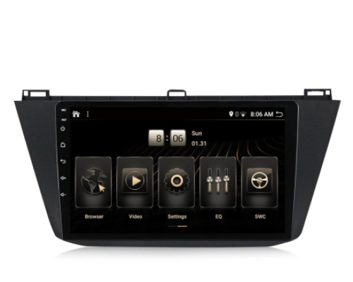VW Tiguan navigatie vanaf 2017 carkit usb Android 10 draadloos carplay en android auto