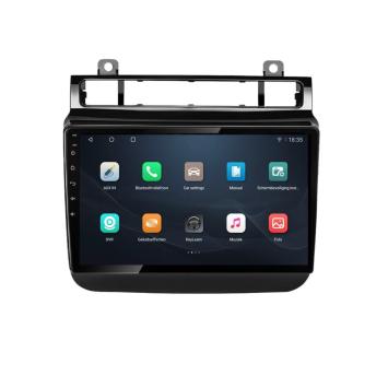 Autoradio navigatie vw touareg 2010-2018  carkit draadloos carplay en android auto overname Dynaudio