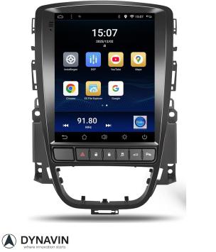 Navigatie Opel Astra J 2009-2015 radio carkit 10,4 inch android draadloos carplay android auto
