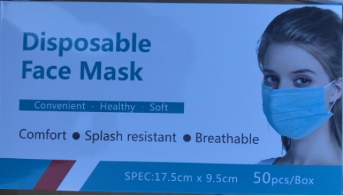 Disposable Mondkapjes Face Mask High Efficiency 3 - Layers 50 stuks per doos