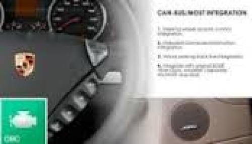 Geschikt voor Porsche cayman navigatie dvd Parrot carkit apple carplay android auto TMC