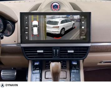 Navigatie Porsche Cayenne 2011-2017 carkit 12.3 inch android met apple carplay en android auto overname bose