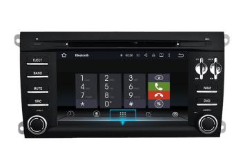 Navigatie Porsche Cayenne 2003-2010 carkit android 12 overname bose draadloos apple carplay