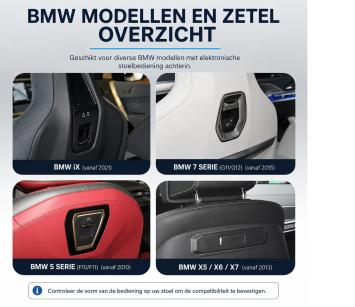 Premium BMW Achterbank Schermen speciaal ontwikkeld en geschikt voor BMW 11.6 inch Full HD