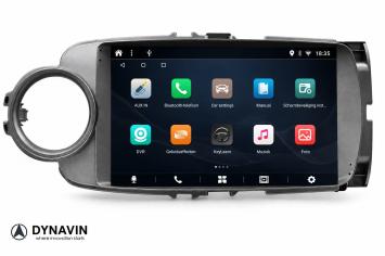 Navigatie toyota yaris Hybride 2011-2019 carkit android 14 draadloos apple carplay android auto