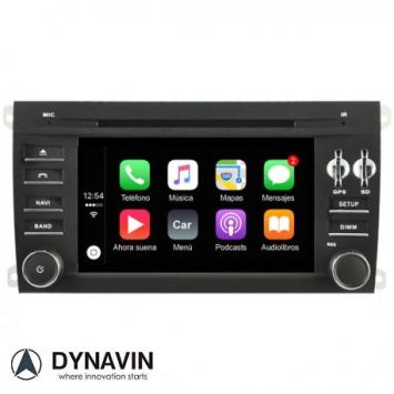 Navigatie Porsche Cayenne 2003-2010 carkit android 12 overname bose draadloos apple carplay