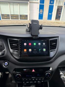 Navigatie Tucson vanaf 2015 android 16 carkit android auto apple carplay usb 10 inch