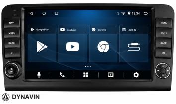 Navigatie Mercedes ML 2005-2013 dvd carkit android auto carplay met most
