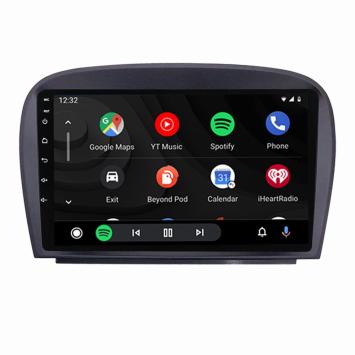 Navigatie Mercedes SL R230 2001-2011 navigatie carkit android apple carplay usb bose