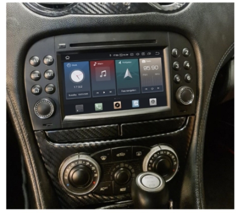 Mercedes Benz SL R230 navigatie carkit NTG1 NTG2.5 radio navigatie bluetooth android 10 dab+ 64 gb