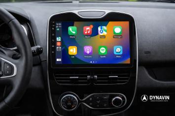 Renault Clio 2013-2016 navigatie carkit 10 inch Android draadloos apple carplay  64GB