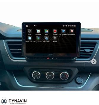 Auto radio navigatie Renault Traffic vanaf 2019 carkit usb draadloos carplay android