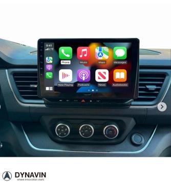 Auto radio navigatie Renault Traffic vanaf 2019 carkit usb draadloos carplay android