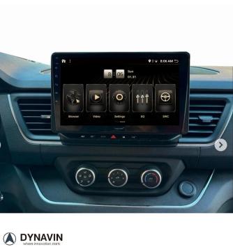 Auto radio navigatie Renault Traffic vanaf 2019 carkit usb draadloos carplay android