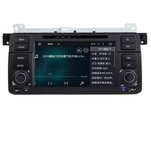 BMW E46 / M3 radio navigatie carkit usb sd android 12 carkit apple carplay android auto