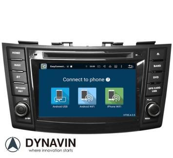 Suzuki Swift 2010-2017 radio navigatie Android 12 carkit usb apple carplay android auto