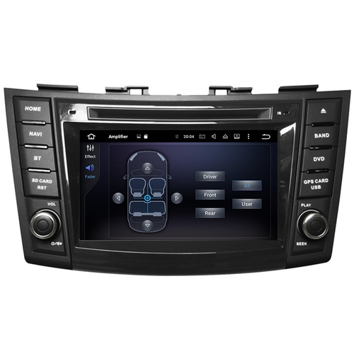 Suzuki Swift 2010-2017 radio navigatie Android 12 carkit usb apple carplay android auto