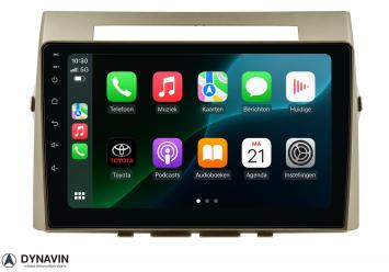 Navigatie Toyota Corolla Verso 2004-2009 draadloos apple Carplay en Android auto carkit touchscreen android auto