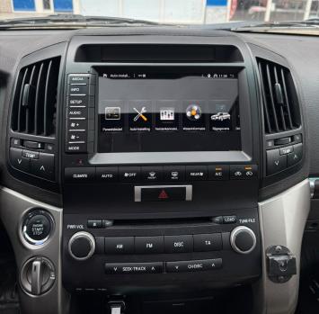 Navigatie Toyota Landcruiser 200 carkit android 16 touchscreen carplay overname DSP