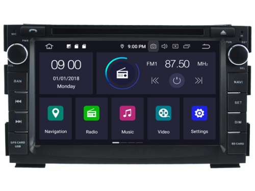 Kia Ceed 2006-2012 navigatie dvd carkit android 12 usb apple carplay android auto