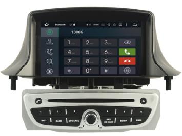 Navigatie Renault megane III 2009-2014 dvd carkit android 12 usb draadloos apple carplay