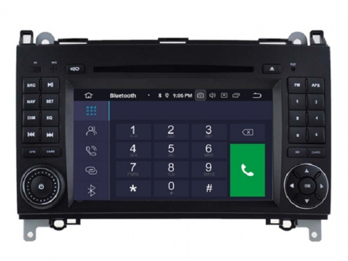 Mercedes A klasse navigatie dvd carkit android 12 usb 64GB