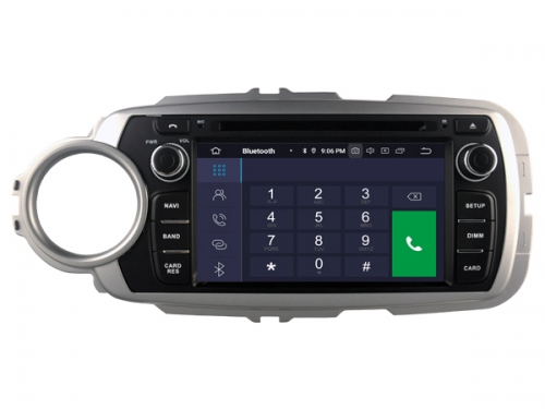Navigatie toyota yaris dvd carkit android 12 draadloos apple carplay android auto