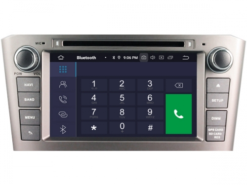 Toyota avensis navigatie 2005-2008 dvd carkit android 10 dvd usb dab+ 64GB