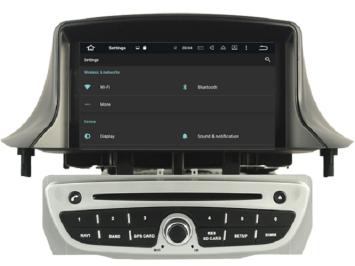 Navigatie Renault megane III 2009-2014 dvd carkit android 12 usb draadloos apple carplay