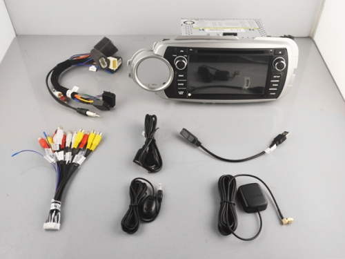 Navigatie toyota yaris dvd carkit android 12 draadloos apple carplay android auto