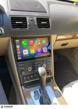 Volvo XC 90 navigatie 2002-2014  carkit Android 14 usb met draadloos carplay android auto