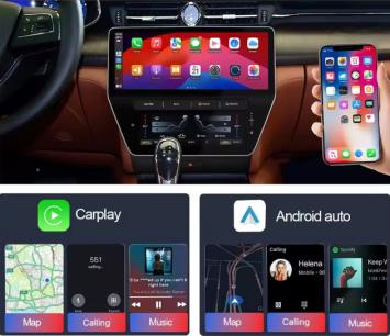 Maserati Quattroporte 2013-2016 autoradio navigatie 12.3 inch draadloos Android auto en Apple CarPlay - kopie