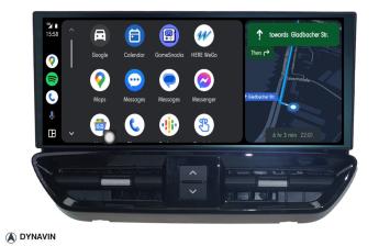 Navigatie Porsche Cayenne 2011-2017 carkit 12.3 inch android met apple carplay en android auto overname bose