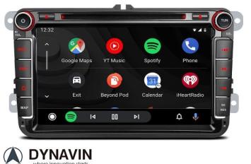 Skoda Navigatie dvd carkit android 13 usb 64GB draadloos apple caprlay android auto  8 Inch