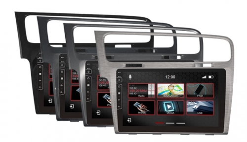 Navigatie VW Golf 7 10.1 Touch Screen parrot carkit overname boordcomputer apple car play android auto TMC