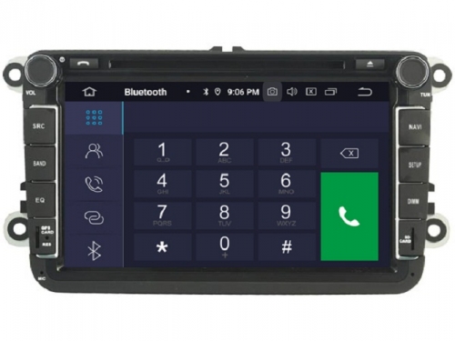 Navigatie voor volkswagen 8 inch carkit usb sd wifi android 12 carkit apple carplay android auto 64gb