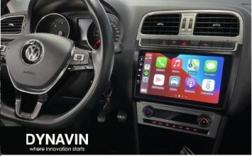 Navigatie vw polo vanaf 2014 navigatie 10.1 inch scherm carkit carplay en android auto