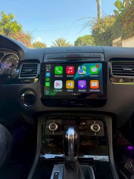 Autoradio navigatie vw touareg 2010-2018  carkit draadloos carplay en android auto overname Dynaudio