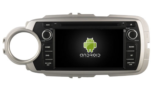 Navigatie toyota yaris dvd carkit android 12 draadloos apple carplay android auto