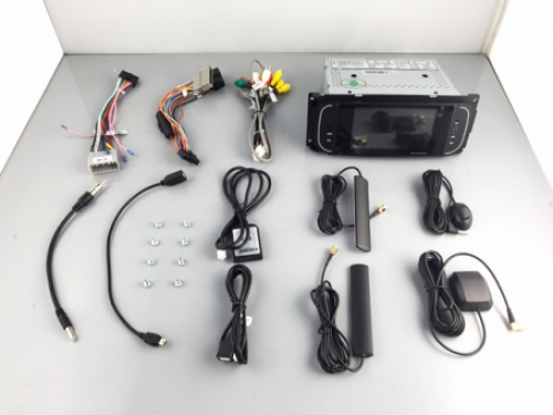 Jeep / Chrysler (1999-2007) navigatie carkit usb android DAB+