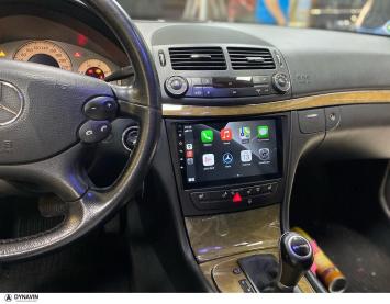 Navigatie voor Mercedes E Klasse W211 touchscreen android 12 carkit Apple Carplay android auto